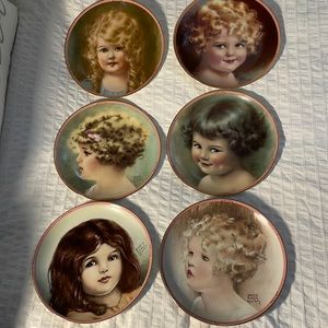 Bessie Pease Gutmann Precious Portraits vintage plates